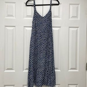Blue floral print dress from Old Navy